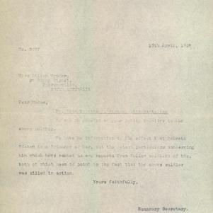 Soldier packet page