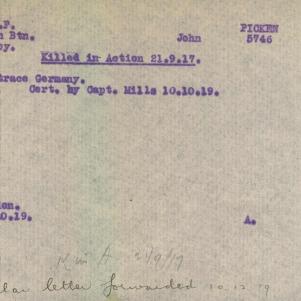 Soldier packet page