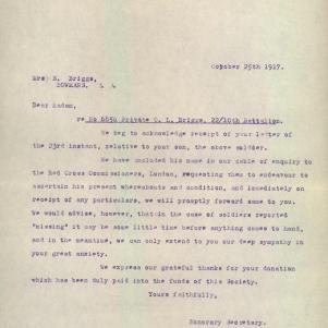 Soldier packet page