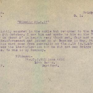 Soldier packet page