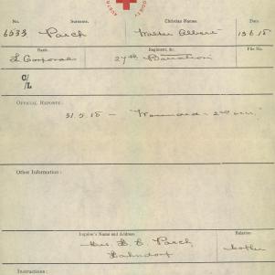 Soldier packet page