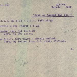Soldier packet page