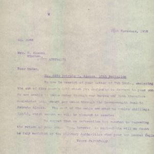 Soldier packet page
