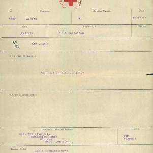 Soldier packet page