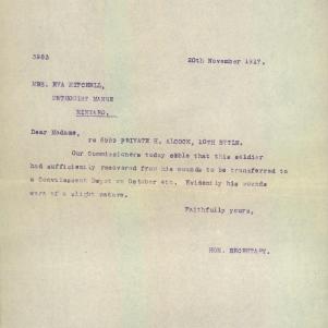 Soldier packet page