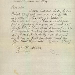 Soldier packet page