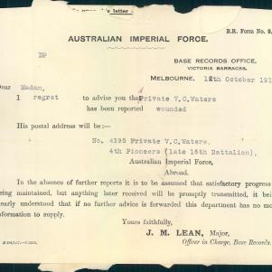 Soldier packet page