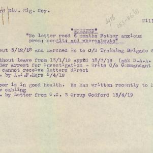 Soldier packet page