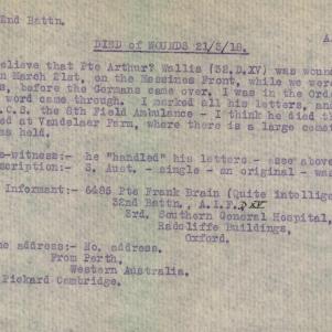 Soldier packet page