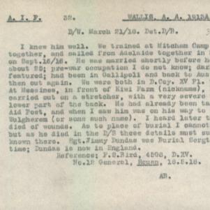Soldier packet page