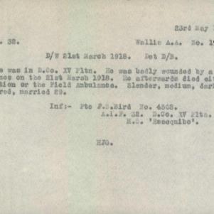 Soldier packet page