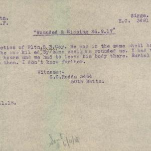 Soldier packet page