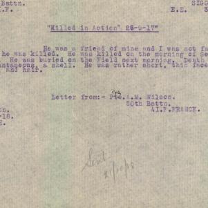 Soldier packet page