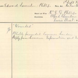 Soldier packet page