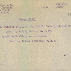 Soldier packet page