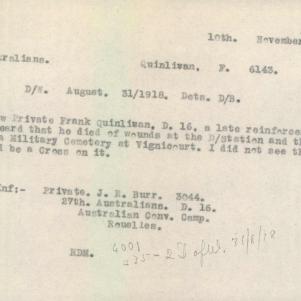 Soldier packet page
