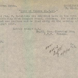 Soldier packet page