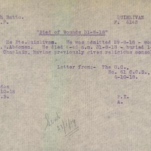 Soldier packet page