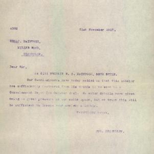 Soldier packet page