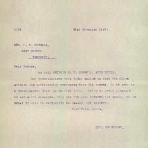 Soldier packet page