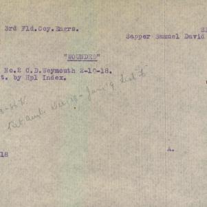 Soldier packet page