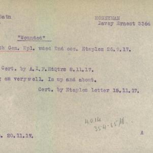Soldier packet page