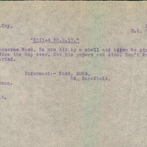 Soldier packet page