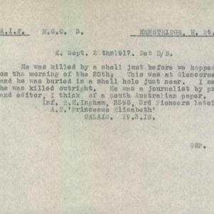 Soldier packet page