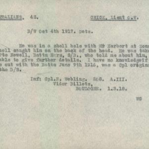 Soldier packet page
