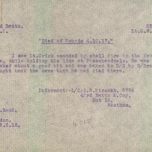 Soldier packet page