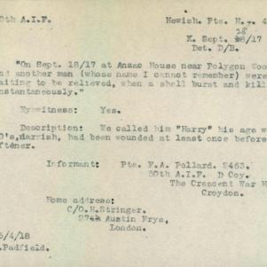 Soldier packet page