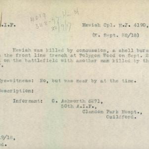 Soldier packet page