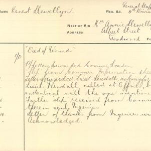 Soldier packet page