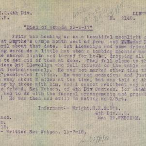 Soldier packet page