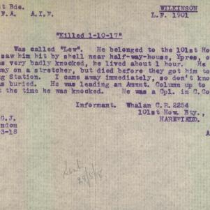 Soldier packet page