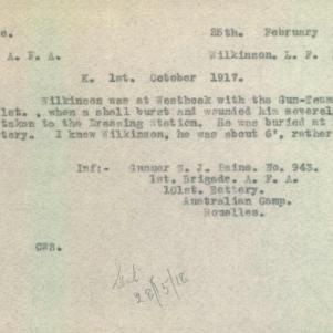 Soldier packet page