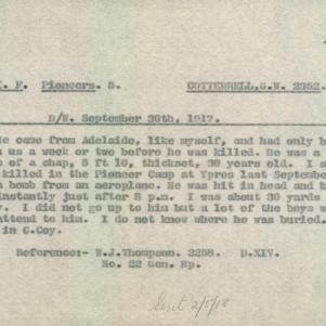 Soldier packet page