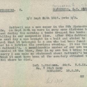 Soldier packet page
