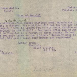 Soldier packet page