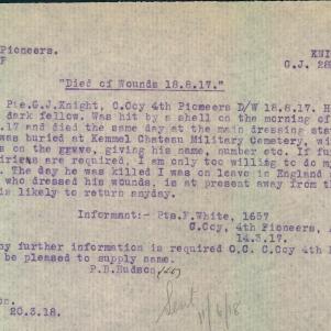 Soldier packet page
