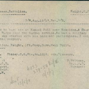 Soldier packet page