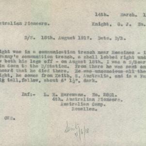 Soldier packet page