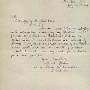 Soldier packet page