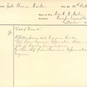 Soldier packet page