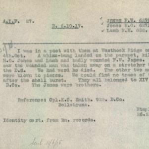 Soldier packet page