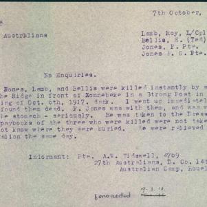 Soldier packet page