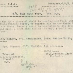 Soldier packet page