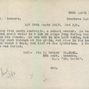 Soldier packet page