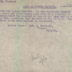 Soldier packet page