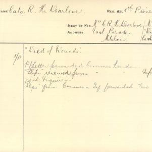 Soldier packet page
